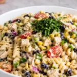 Southwest Pasta Salad with Chipotle Ranch Dressing: Easy Cold Dinner Ideas for Hot Days