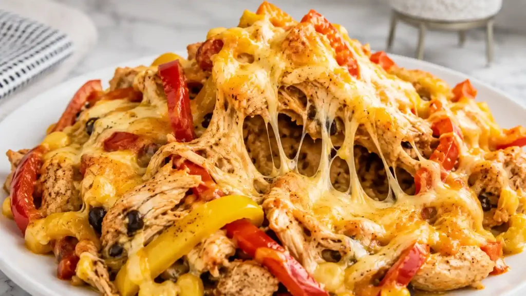 Chicken Fajita Casserole Recipe: Easy Cheesy Family Dinner