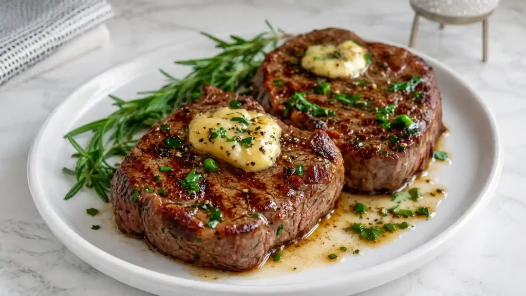Pan Seared Steak with Garlic Butter