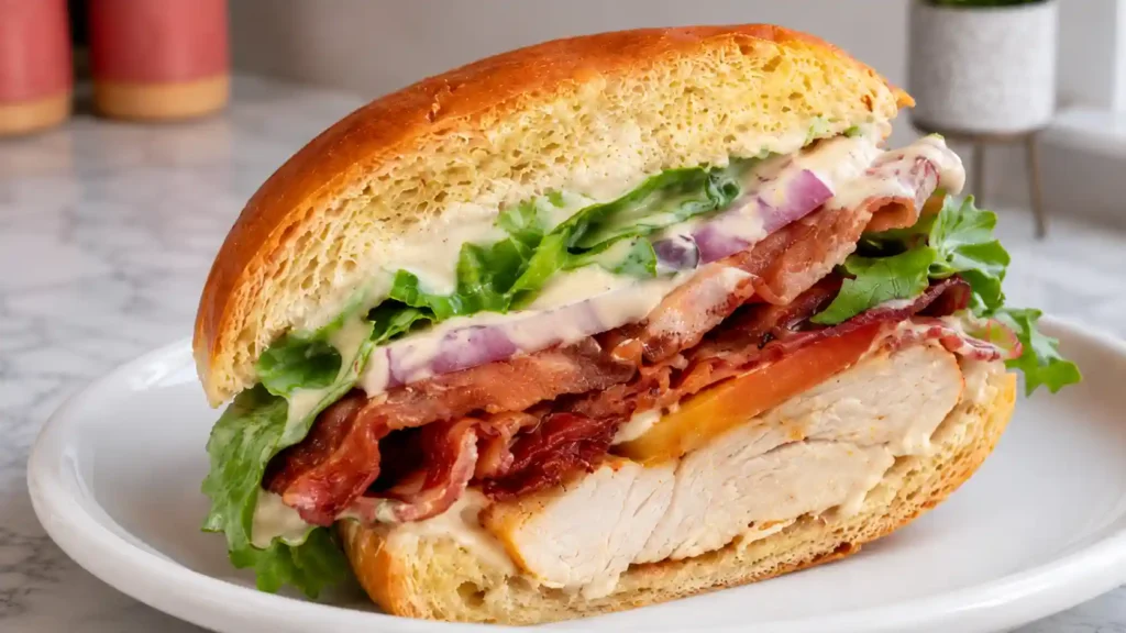 Grilled Chicken Sandwich with Fresh Summer Toppings