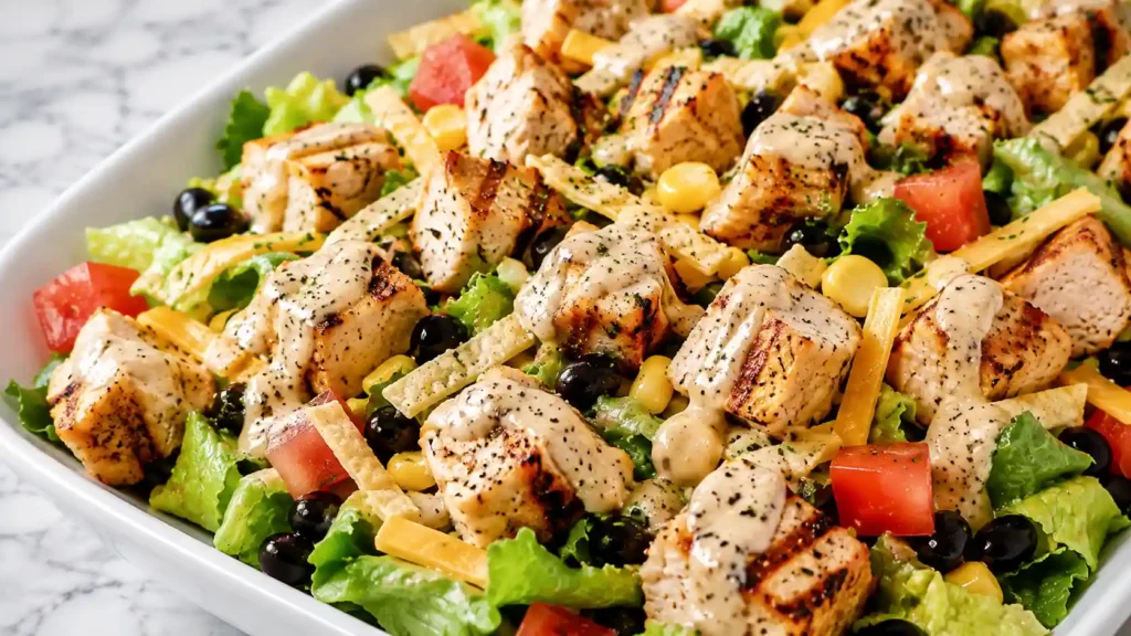 How To Make Tex Mex Salad: The Ultimate Texmex Chopped Chicken Salad Recipe