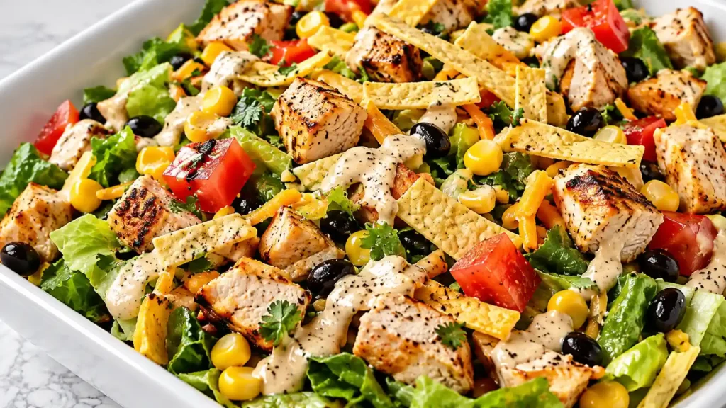 How To Make Tex Mex Salad: The Ultimate Texmex Chopped Chicken Salad Recipe