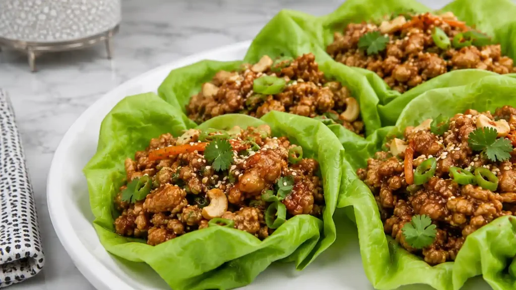 Thai Chicken Lettuce Wraps: Healthy Thai Lettuce Cups for a Quick Dinner
