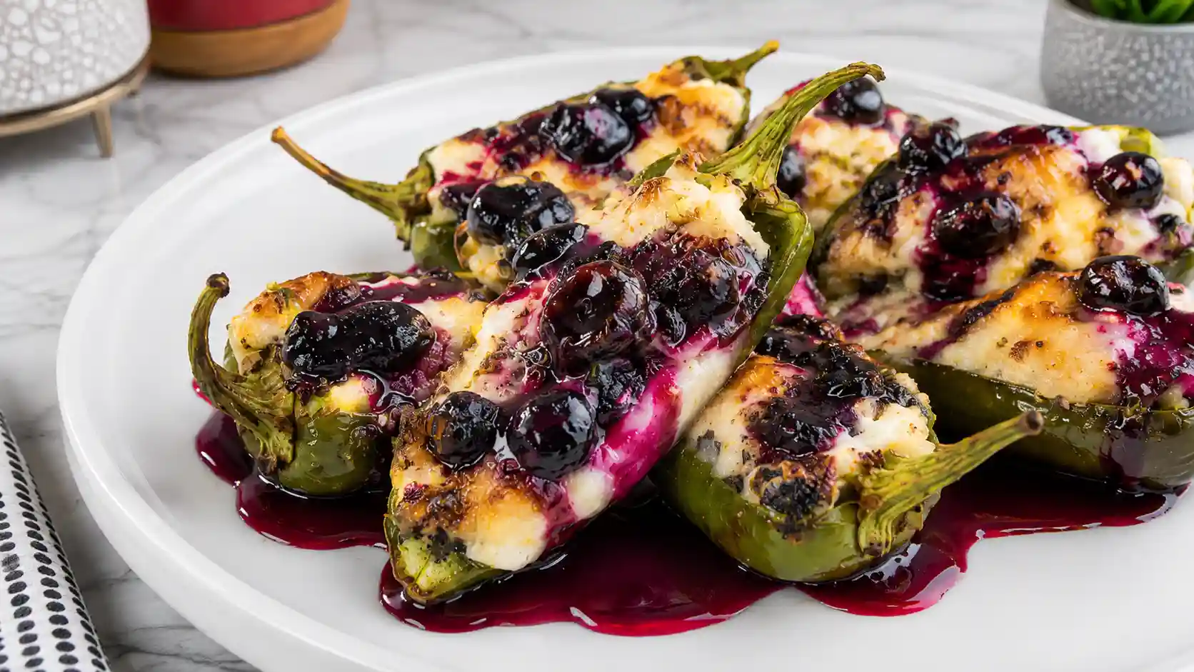 Blueberry Brie Jalapeño Poppers: Sweet, Spicy & Savory Perfection