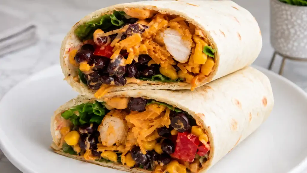 Southwest Chicken Wrap - Easy Dinner Ideas With Wraps for Busy Nights