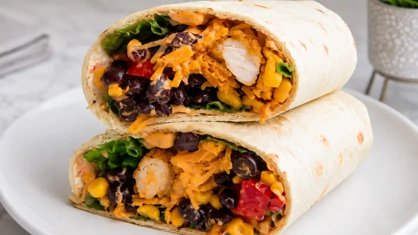 Southwest Chicken Wrap - Easy Dinner Ideas With Wraps for Busy Nights