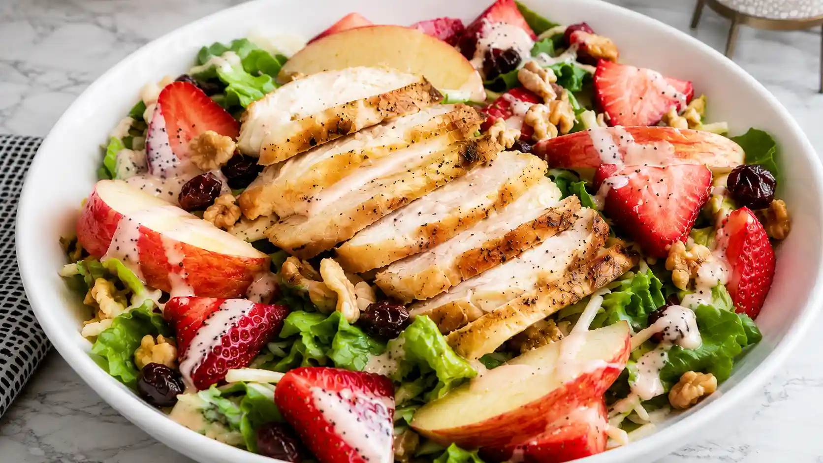 The Best Strawberry Chicken Salad - Perfect Summer Dinner Recipe