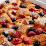 Berry Croissant Bake - Easy French Toast Breakfast for Brunch