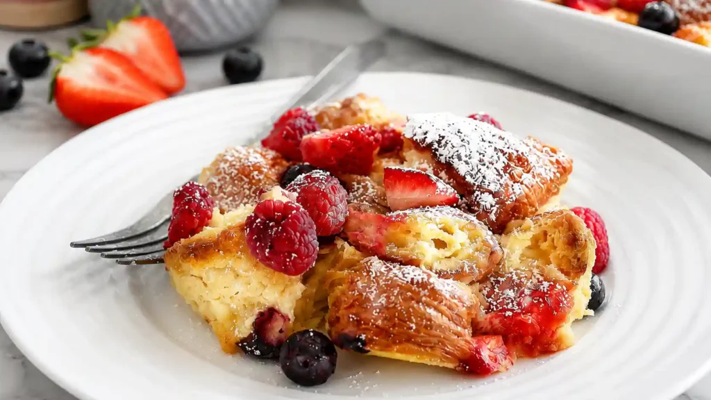 Berry Croissant Bake - Easy French Toast Breakfast for Brunch