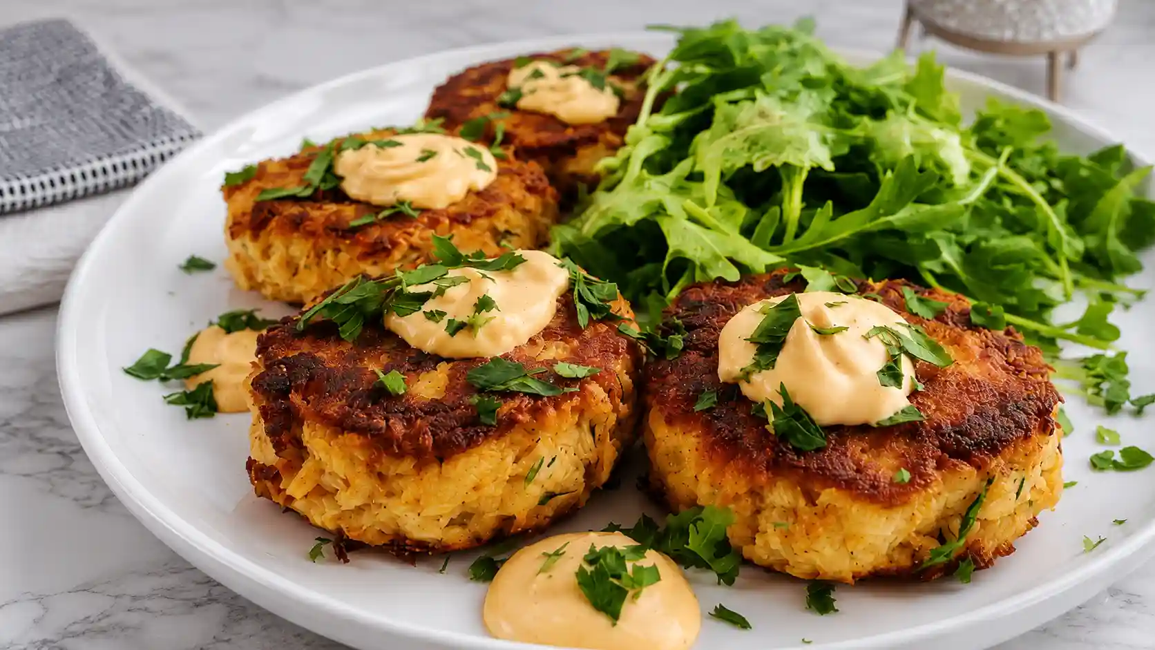 Spicy Salmon Cakes with Sriracha Aioli – Easy Leftover Salmon Recipe