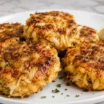 Crab Cakes Recipe (VIDEO) - Easy Pan-Fried Seafood Cakes