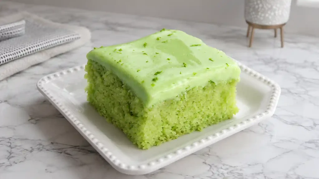 Green Cake (Lime Cake): A Moist and Creamy Lime Dessert