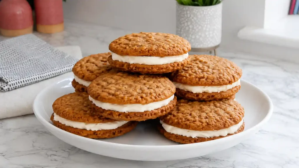 Homemade Oatmeal Cream Pies: Easy Chewy Cookie Dessert Recipe