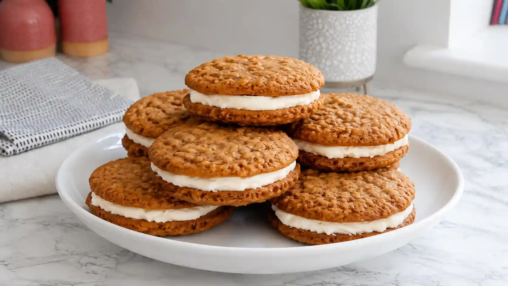 Homemade Oatmeal Cream Pies: Easy Chewy Cookie Dessert Recipe