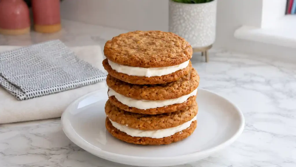 Homemade Oatmeal Cream Pies: Easy Chewy Cookie Dessert Recipe