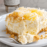 No Bake Pineapple Cream Dessert - Easy Pineapple Dream Recipe