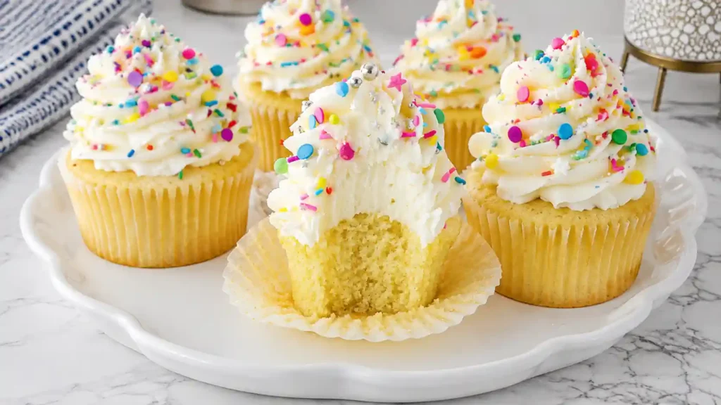 Easy Homemade Vanilla Cupcakes Recipe - Moist, Fluffy & Perfect!