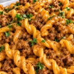 One Pot Vegan Hamburger Helper (Cheeseburger Pasta) - Easy Comfort Food