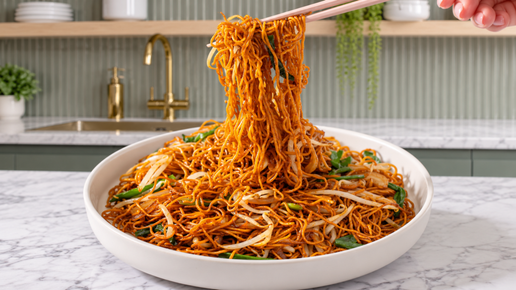 Delicious Vegetable Stir-Fried Noodles
